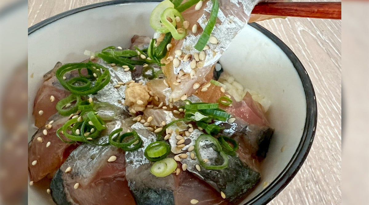 あじの漬け丼
