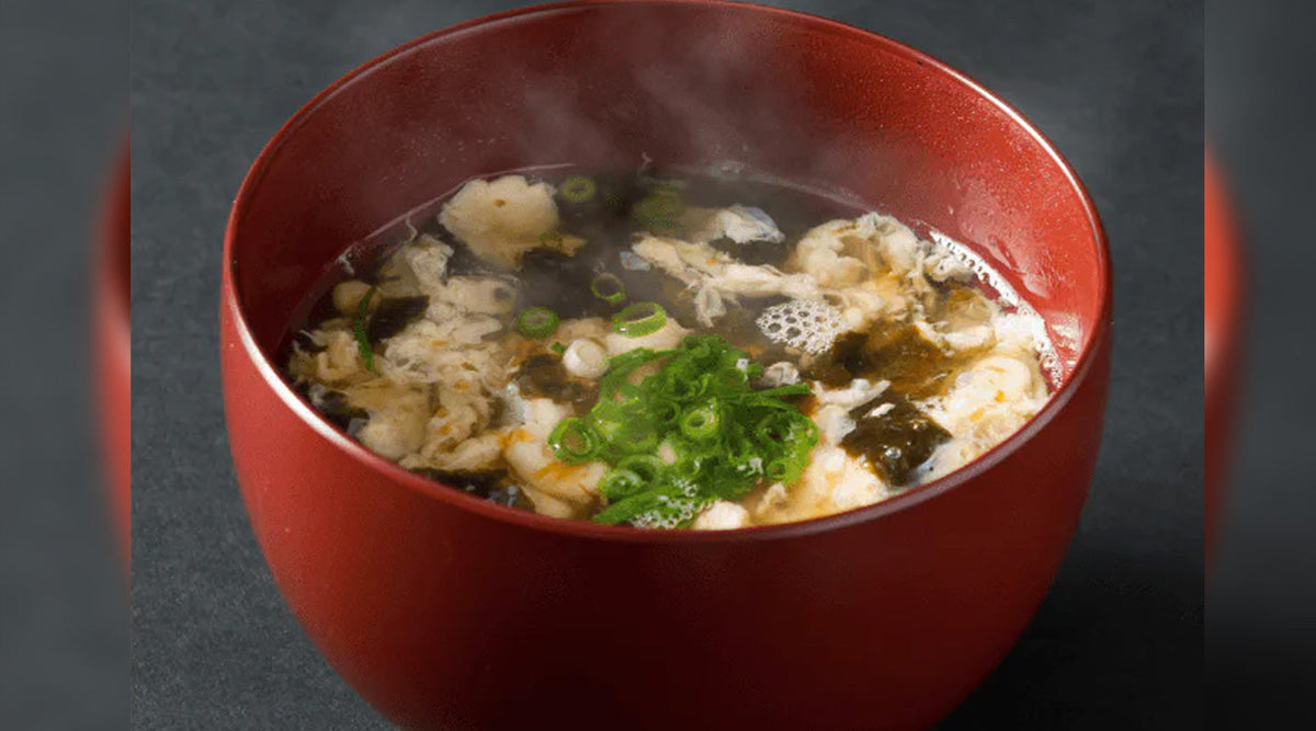 中華風ふんわり卵とわかめの中華スープ