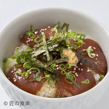 画像をギャラリービューアに読み込む, 匠の「やばい」漬け丼 季節の魚介4種食べ比べセット