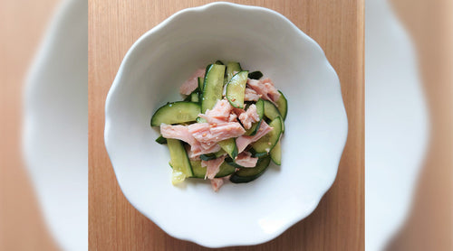 きゅうりと鶏ささみの和え物