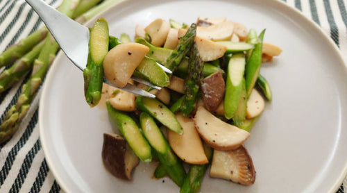 アスパラとエリンギ炒め