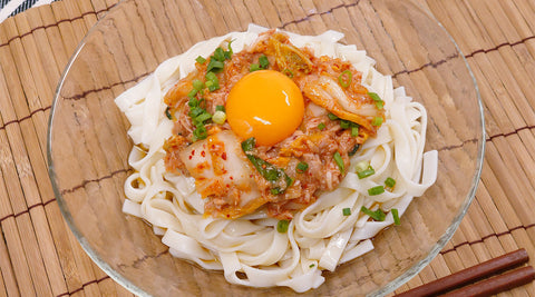 ツナキムチ on the きしめん