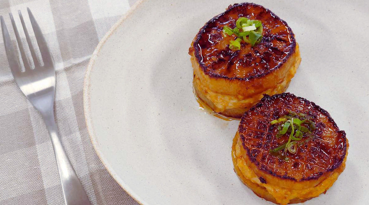 大根サンドハンバーグ