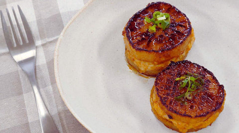 大根サンドハンバーグ