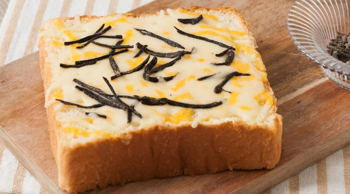 塩昆布チーズトースト