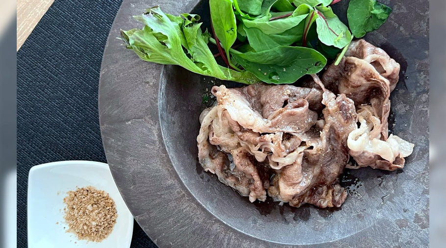 リブロースの焼きしゃぶ