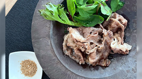 リブロースの焼きしゃぶ