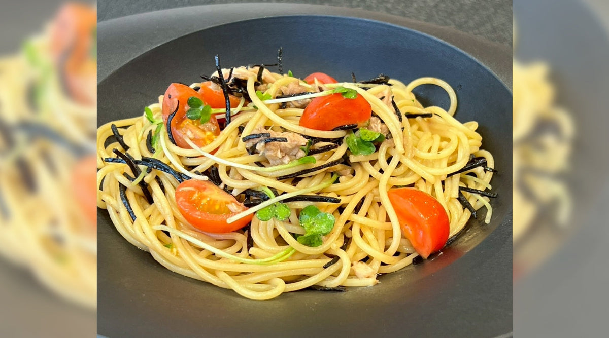 塩昆布と和えるだけ ツナの和風パスタ