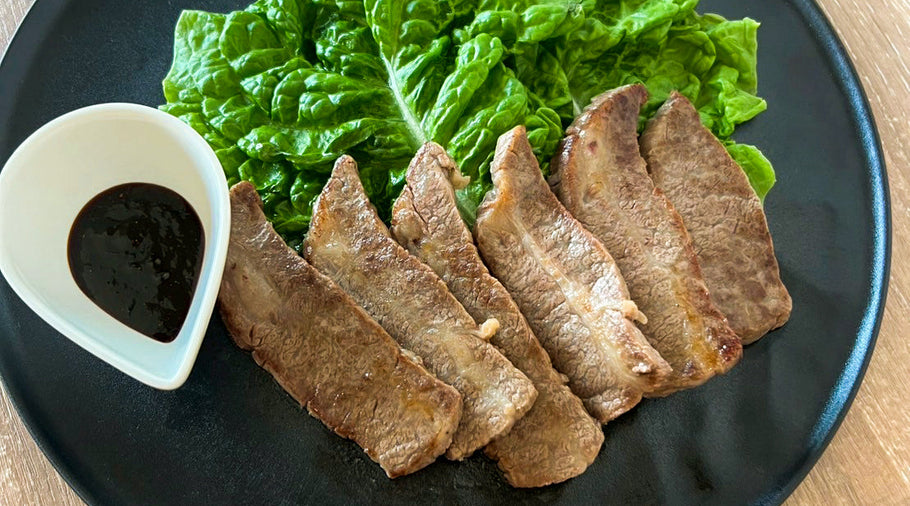 厚切り肉のソテー