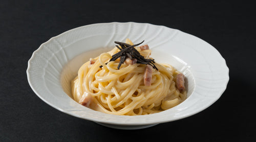 塩昆布カルボナーラ