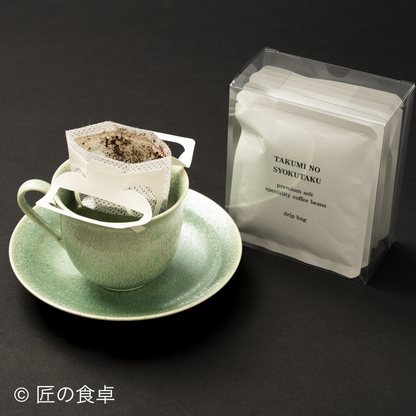 塩珈琲「青蜂」（ドリップバッグ）5個入り – 匠の食卓公式販売サイト