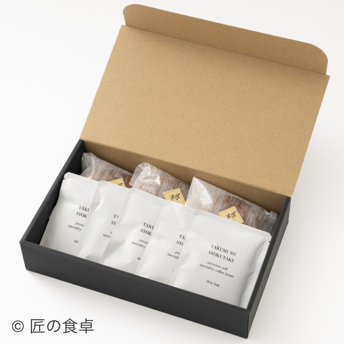 塩栗どらやき（塩二郎）＆塩珈琲（青蜂）セット