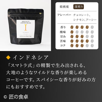 【天日塩不使用】匠の食卓オリジナルコーヒー（焙煎豆／粉 100g）