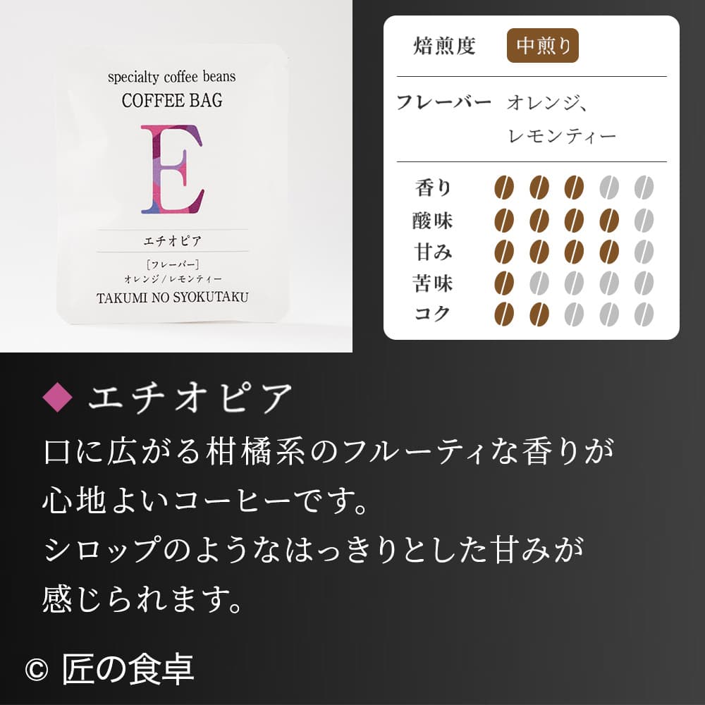 【天日塩不使用】匠の食卓オリジナルコーヒー（コーヒーバッグ5個セット）