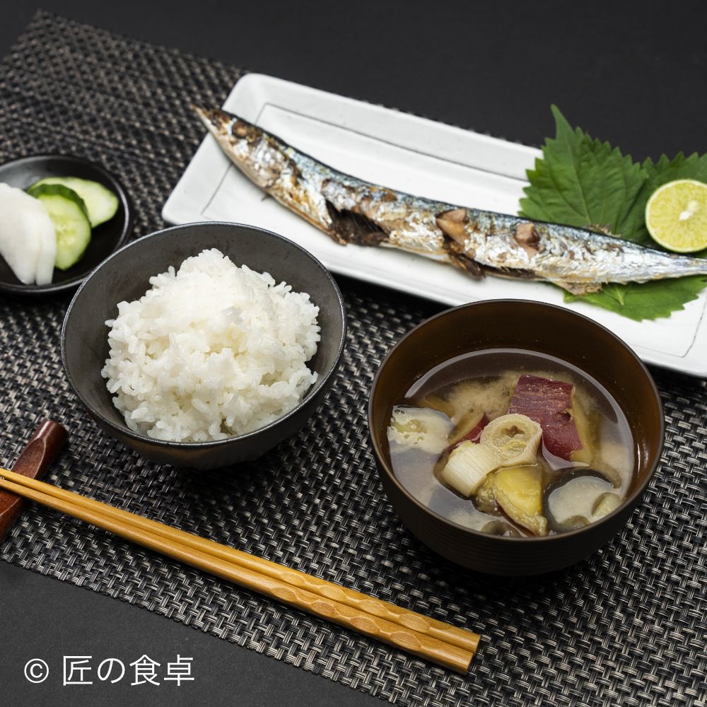 [2025 New Harvest] Sweet and delicious "Hinohikari" rice 3kg + completely sun-dried saltSeihachi 】20g + Salted kelp, sesame salted kelp, simmered kelp, black sesame salt, sansho pepper kelp【Enjiro 】set