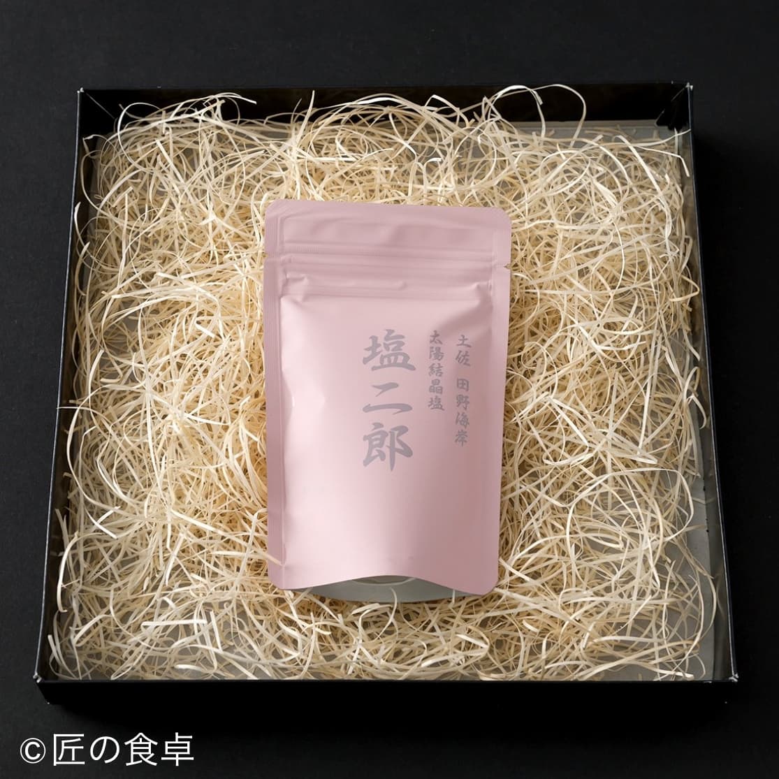 [3個セット] 田野屋塩二郎　100g 大粒タイプ 幻の塩 ピンク
