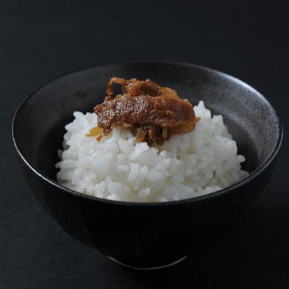A luxurious set of five items: salted kelp, sesame salted kelp, simmered kelp, black sesame salt, and sansho pepper kelp.