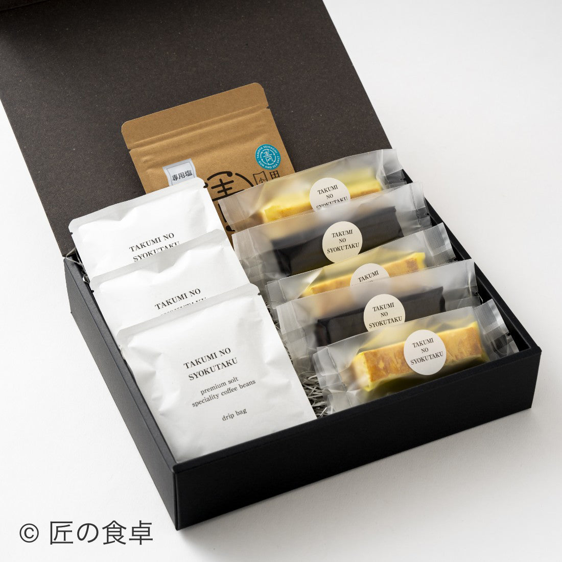 母の日ギフト スティックケーキ・塩珈琲「青蜂」（ドリップバッグ）セット